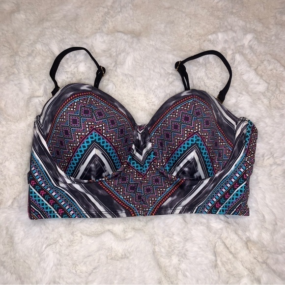 Kenneth Cole Bikini Top, sz S - Picture 1 of 6